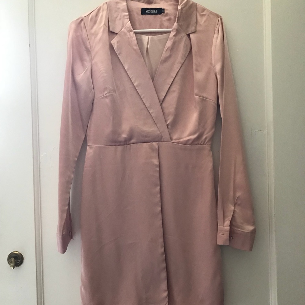 Missguided Satin Dress